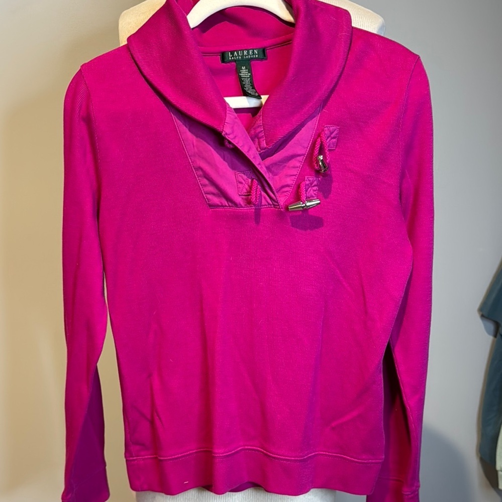 Lauren Ralph Lauren Magenta Blouse